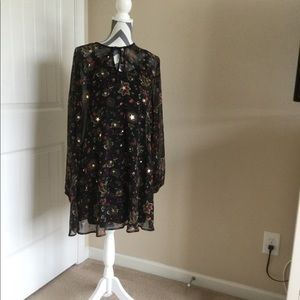 Beautiful transparent Dress with Embellishments!